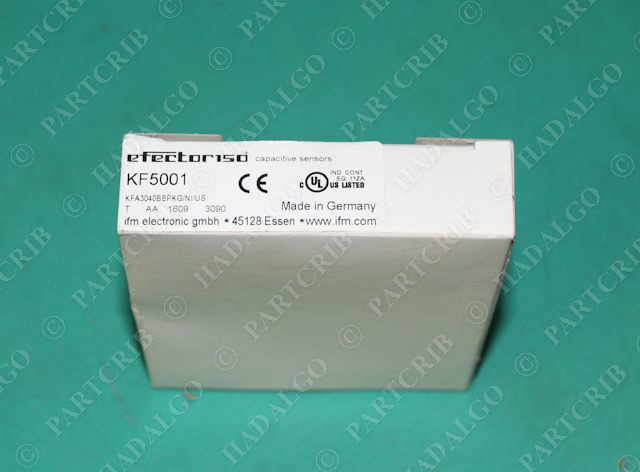 IFM, KF5001, KFA3040BBPKG/NI/US, Efector Capacitive Sensor Proximity Switch