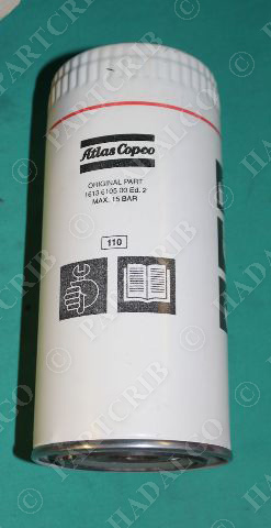 Atlas Copco, 1613 6105 00, 1612 3980 00, Oil Filter Element OEM Original Missing box