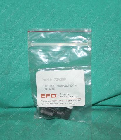 EFD, 7543BP, Elbow Fitting 1/8MPT-1/4Comp