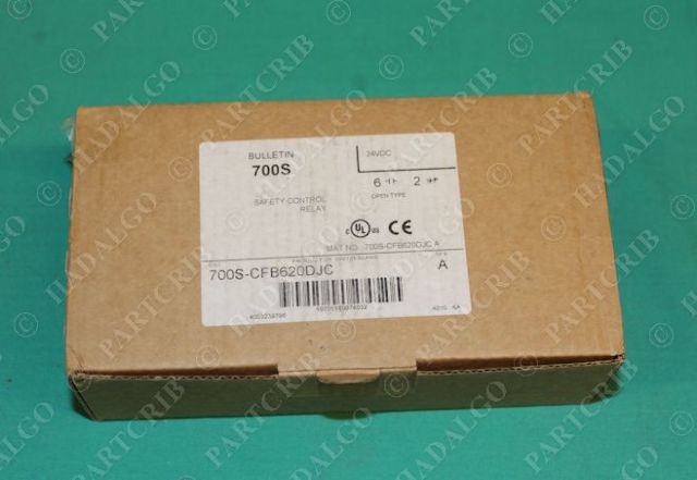 Allen Bradely, 700S-CFB620DJC, Safety Control Relay Open Type