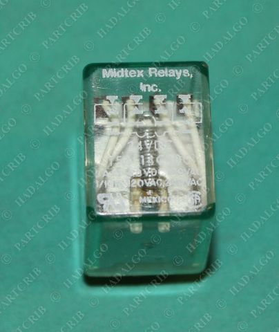 Midtex Relay, 156-14C100, Relay 24VDC 3A