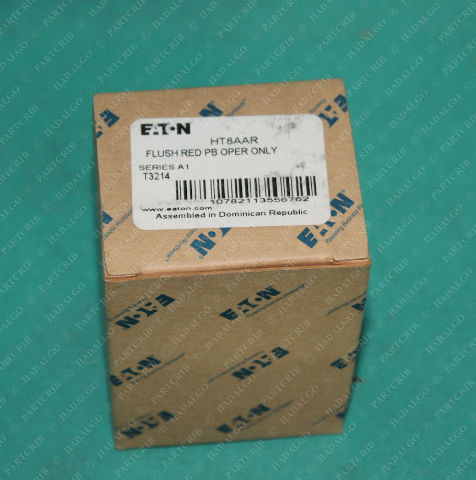 Eaton, HT8AAR, T3214, Flush Red Push button Operator Only Stop