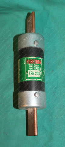 Fusetron, FRN 200, Time Delay Fuse 200Amp 200a Bussman Cooper