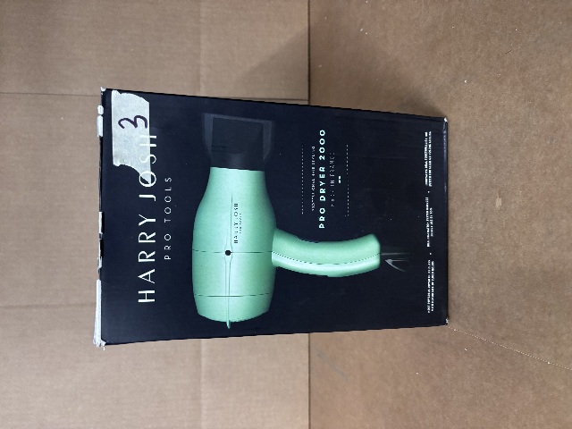 Harry Josh Pro Dryer 2000 Hair Professional Styling Dryer Damaged Box Made in France # 1