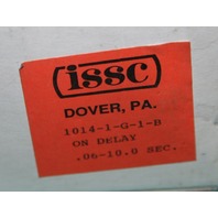 ISSC, 1014-1-G-1-B, On Delay Time Relay .06-10.0 Sec Honeywell NEW