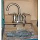 Pegasus, 896 274L, Verdanza 4" On Center Bath Faucet Eclectic Collection Chrome Silver