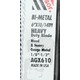 Aggressor, AGX610, Bi-Metal w/ Cobalt Reciprocating Saw Blades 1/8"-1/2"