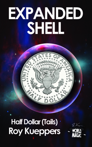 thumbnail image 2 of Expanded Shell Magic Trick With Real US Half Dollar Coin – New, Made In USA 2 of 4