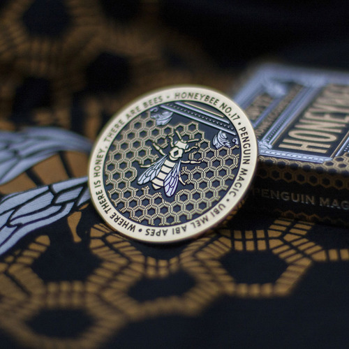 Honeybee Black/Gold Collector Coin