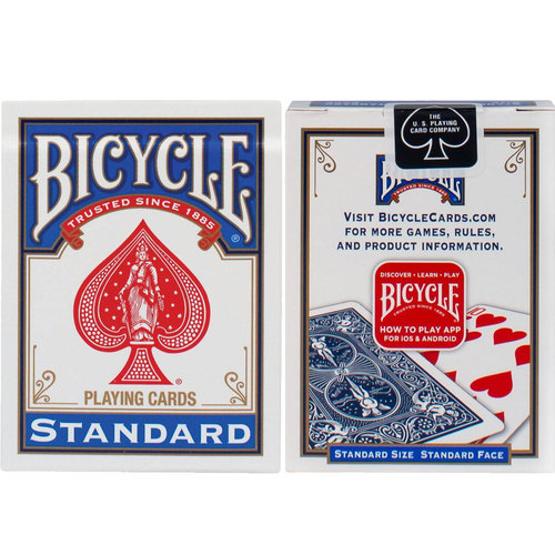 Bicycle Empty Tuck Box Standard Blue