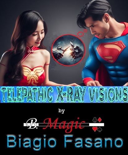 Telepathic X-Ray Visionn: The Catch of the Superhero by Biagio Fasano (B. Magic) Instant Download