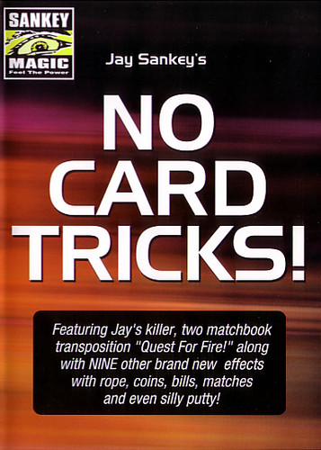 Jay Sankey's No Card Tricks! DVD + Matchbooks