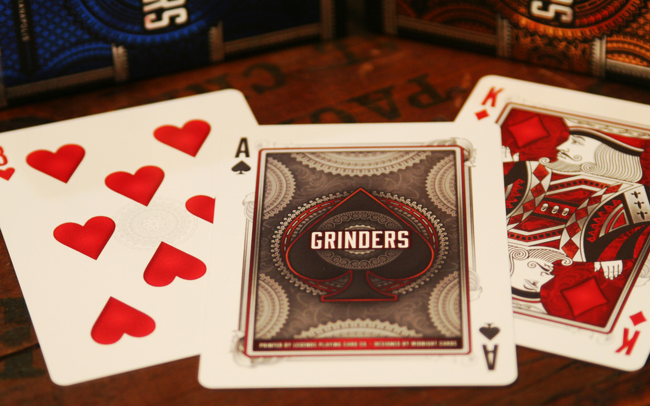 GRINDERS Playing Cards COPPER