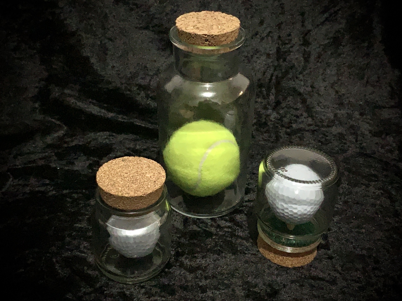 Golf Ball in a Jar (IMPOSSIBLE BOTTLE) Impossible Bottle