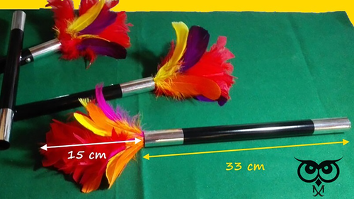 Fantasy Duster Wand (Feather) by Strixmagic