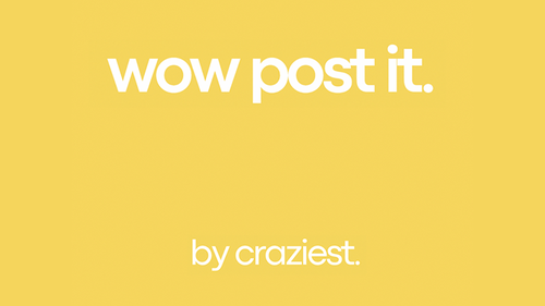 Wow Post-It by Craziest