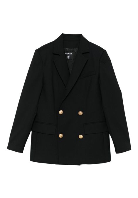 Blazer monopetto in lana BALMAIN KIDS | BX2P14 I0196930OR