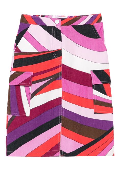 Gonna con stampa EMILIO PUCCI | PX7A70 V0164513RO