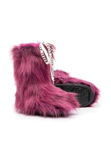 Stivali in finta pelliccia MARNI KIDS | 753712