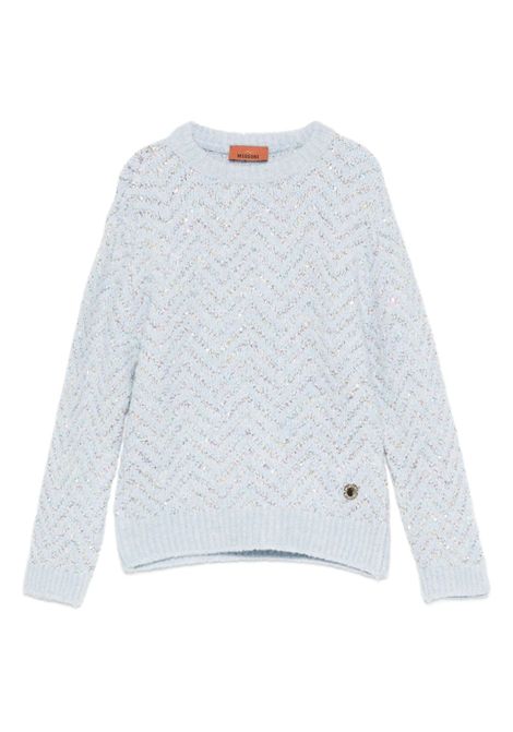 Pull con paillettes MISSONI KIDS | MX9A40 W0098600