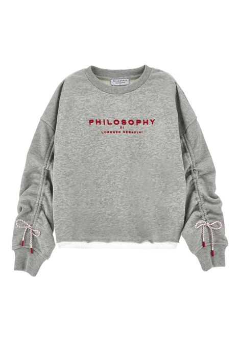 Felpa con logo PHILOSOPHY KIDS | I9F601 6036P032