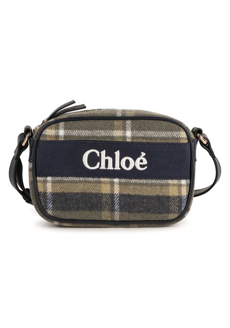Borsa a tracolla a quadri CHLOE' KIDS | C20683Z67