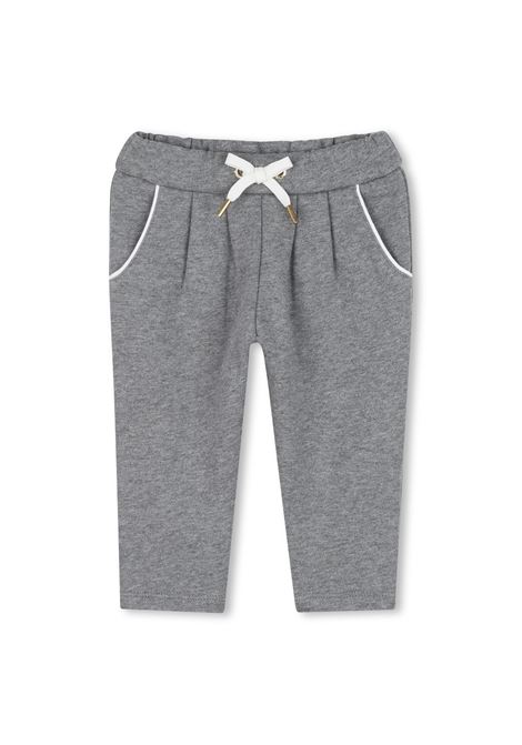 Pantaloni sportivi con logo ricamato CHLOE' KIDS | C20706A46
