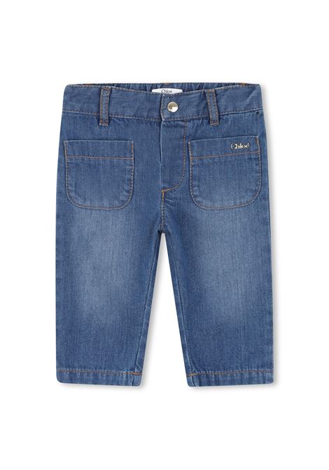 Jeans con applicazione CHLOE' KIDS | C20710Z10