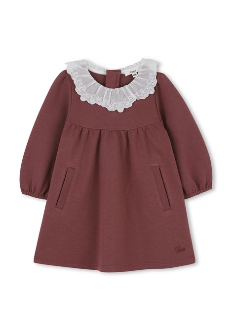 Abito con ruches a maniche lunghe CHLOE' KIDS | C2071147N