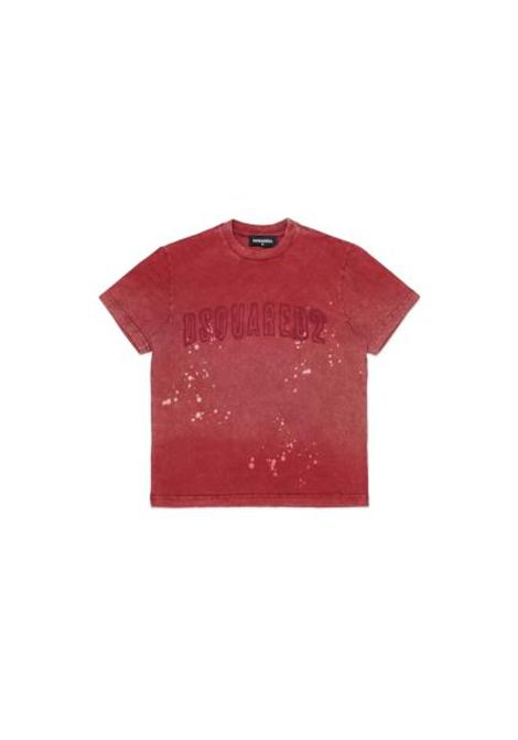 T-shirt con logo DSQUARED2 JUNIOR | DQ2984 D0AE2DQ455