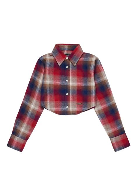 Camicia con logo DSQUARED2 JUNIOR | DQ3073 D0AEDDQ423