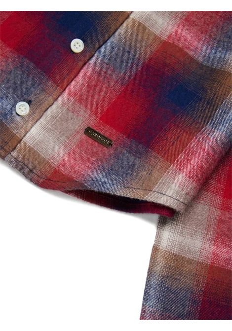 Camicia con logo DSQUARED2 JUNIOR | DQ3073 D0AEDDQ423