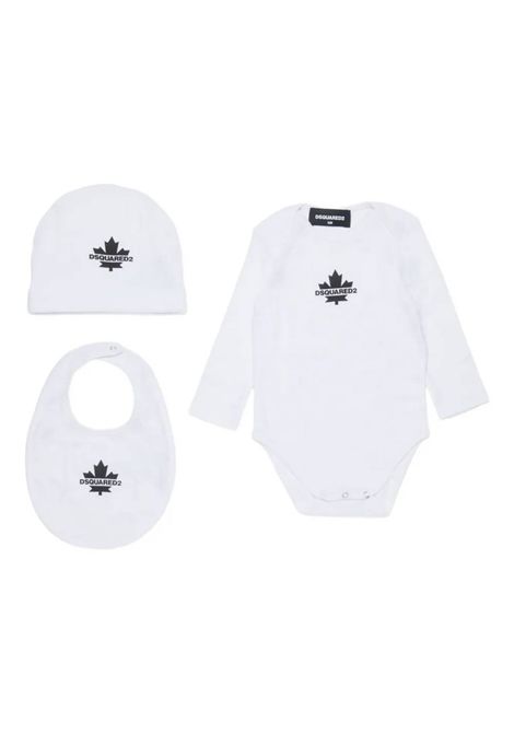 Set 3 pezzi con logo DSQUARED2 JUNIOR | DQ3114 D0A8UDQ100