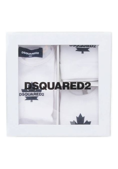 Set 3 pezzi con logo DSQUARED2 JUNIOR | DQ3114 D0A8UDQ100