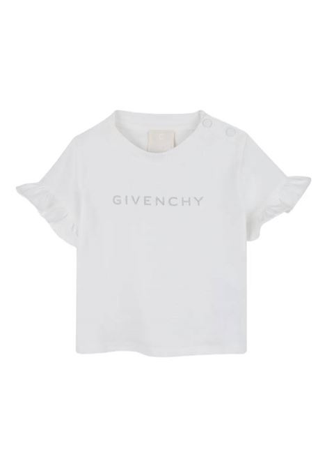 T-shirt con logo GIVENCHY KIDS | H30903117