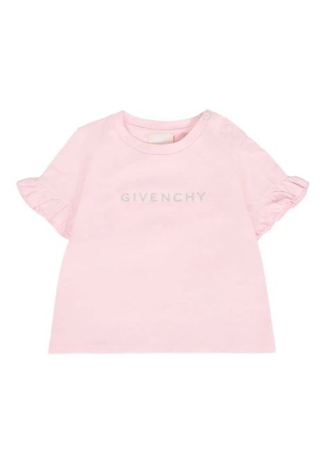 T-shirt con logo GIVENCHY KIDS | H3090344Z