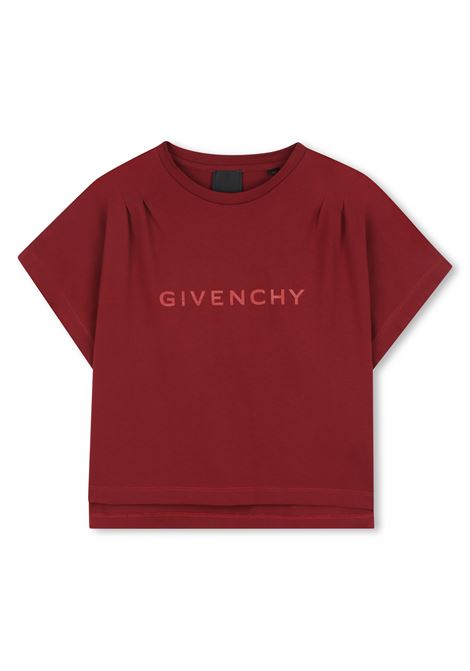 T-shirt con logo GIVENCHY KIDS | H3101095C
