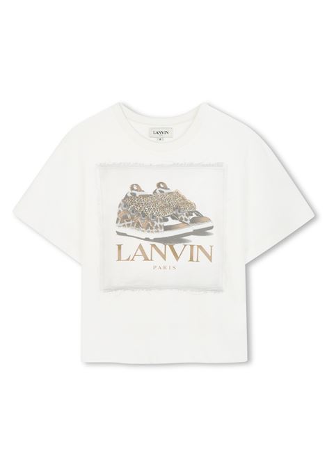 T-shirt con logo LANVIN KIDS | N30255117