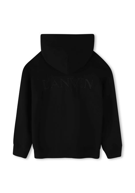 Felpa con cappuccio e zip LANVIN KIDS | N3029809B