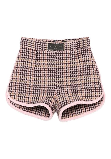 Shorts con fantasia pied de poule MSGM KIDS | F5MSJGSH140MS034