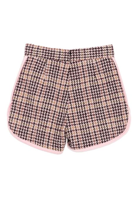 Shorts con fantasia pied de poule MSGM KIDS | F5MSJGSH140MS034