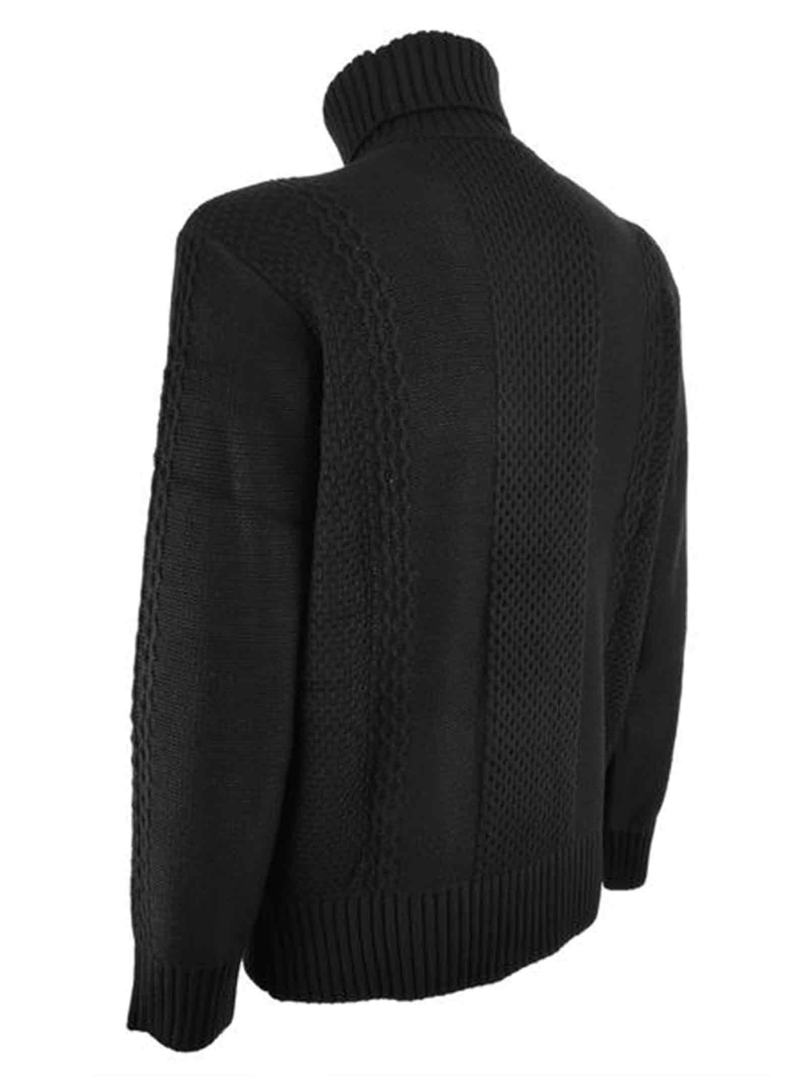 MAGLIA UOMO ARMANI EXCHANGE DOLCEVITA MISTO LANA E VISCOSA COLORE NERO -  ARMANI EXCHANGE - PJ By Iannuzzi
