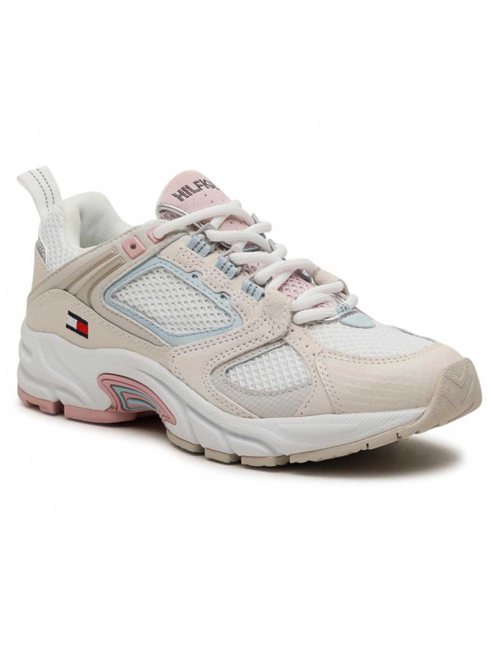 SCARPE DONNA TOMMY HILFIGER RUNNER COLORE IVORY - TOMMY HILFIGER - PJ By  Iannuzzi