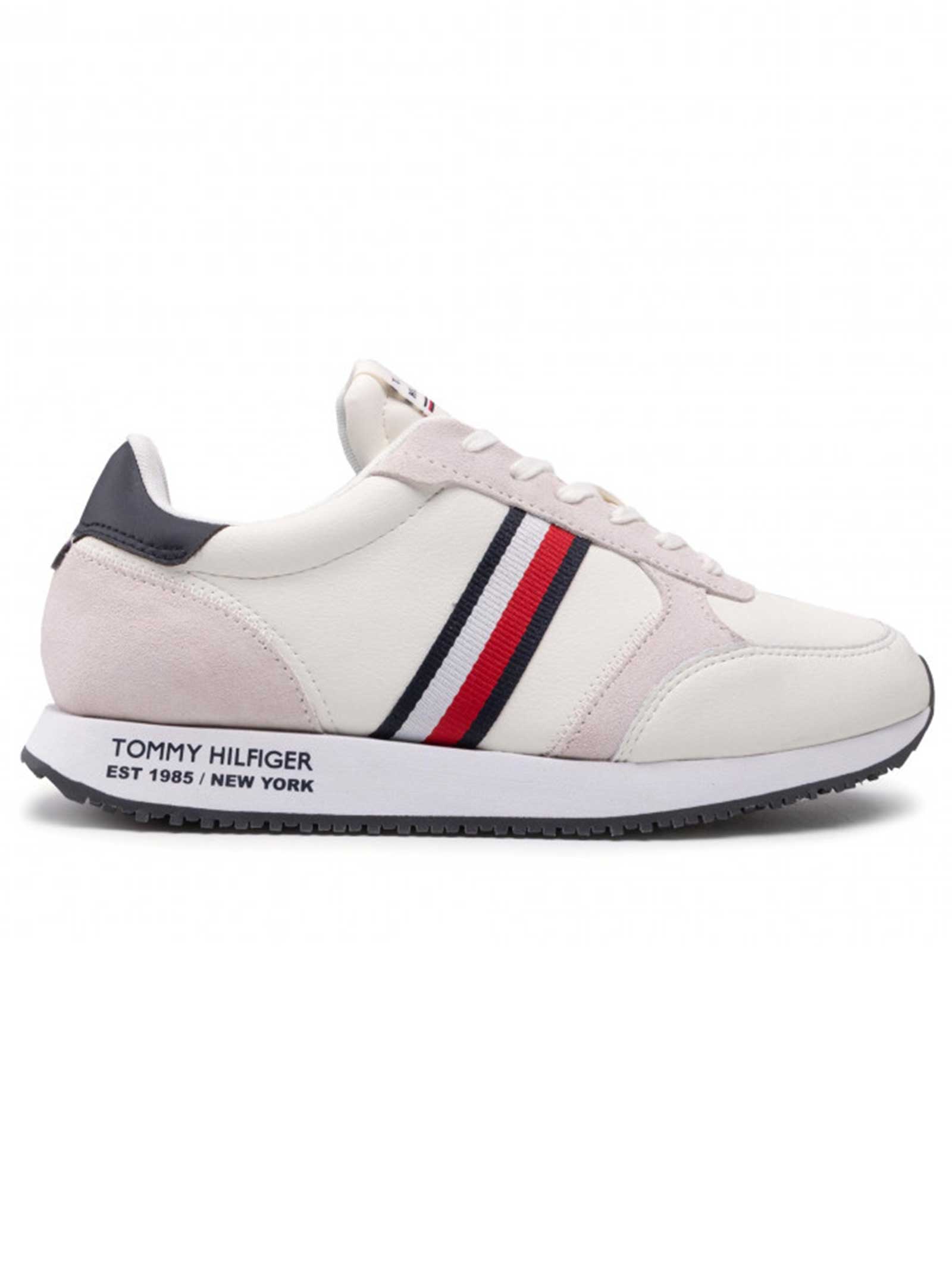 SCARPE UOMO TOMMY HILFIGER SNEAKERS COLORE ECRU - TOMMY HILFIGER - PJ By  Iannuzzi
