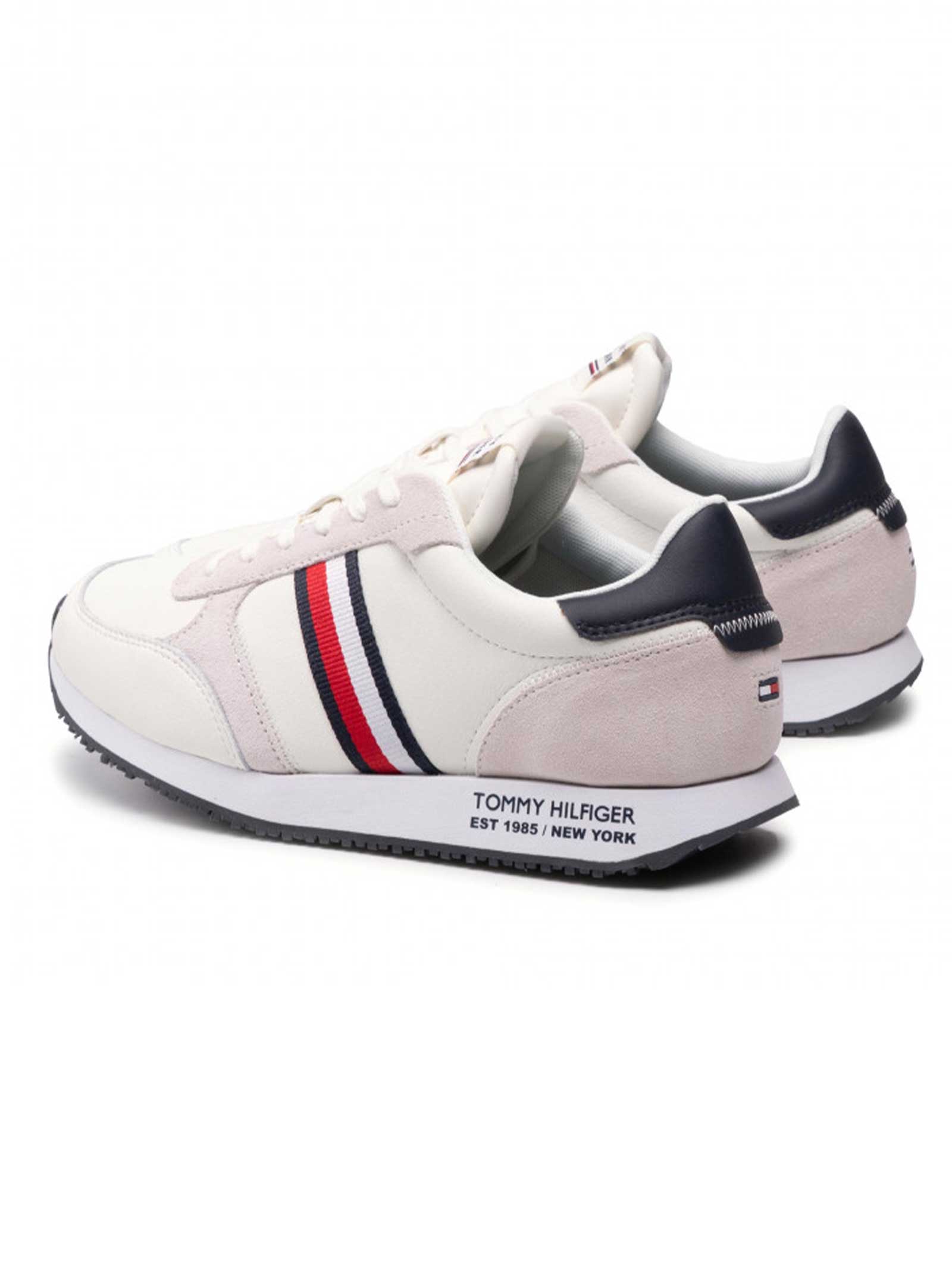 SCARPE UOMO TOMMY HILFIGER SNEAKERS COLORE ECRU - TOMMY HILFIGER - PJ By  Iannuzzi