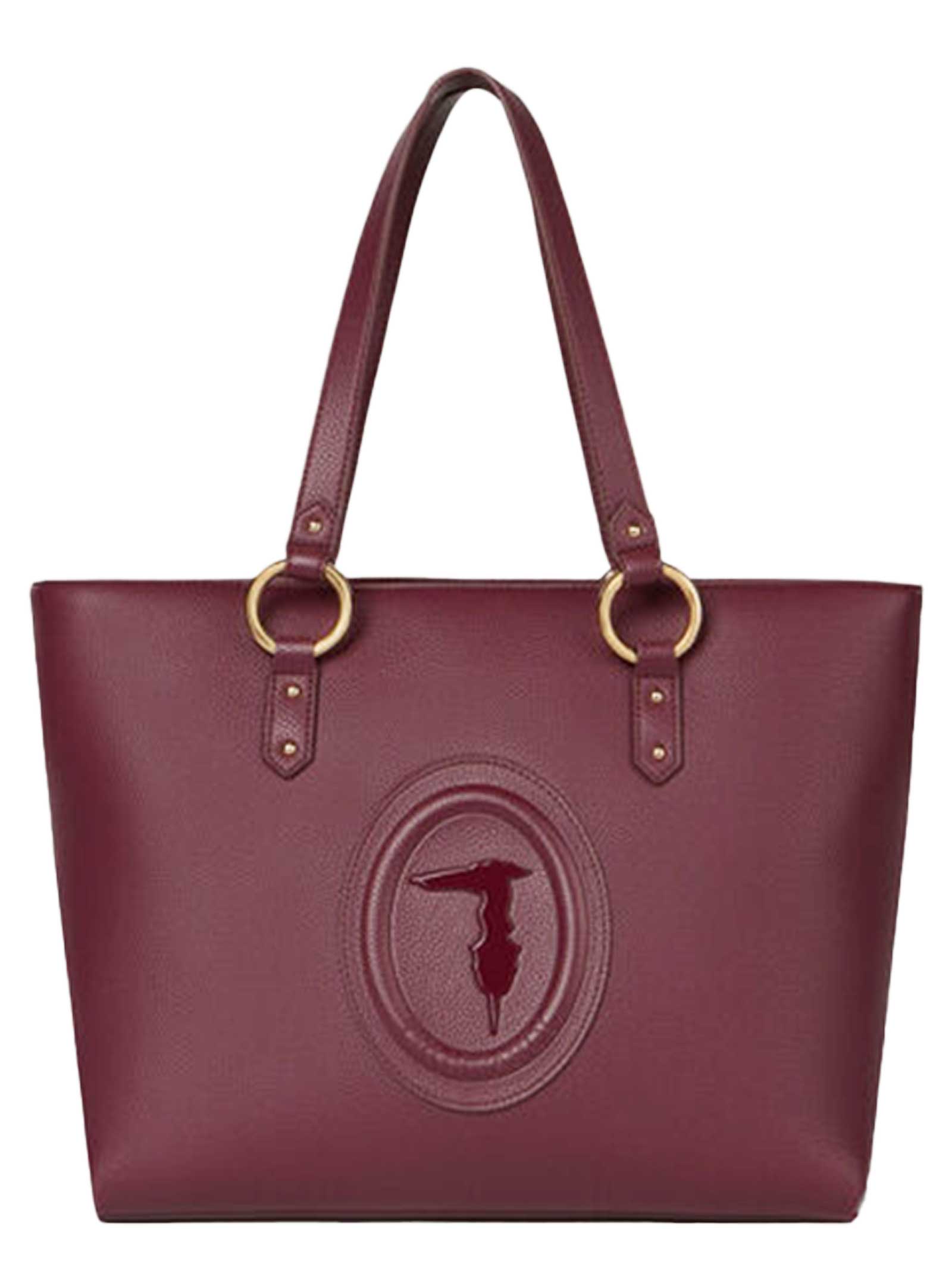 TRUSSARDI BORSA DONNA DOPPIO MANICO COLORE CABERNET - TRUSSARDI - PJ By  Iannuzzi