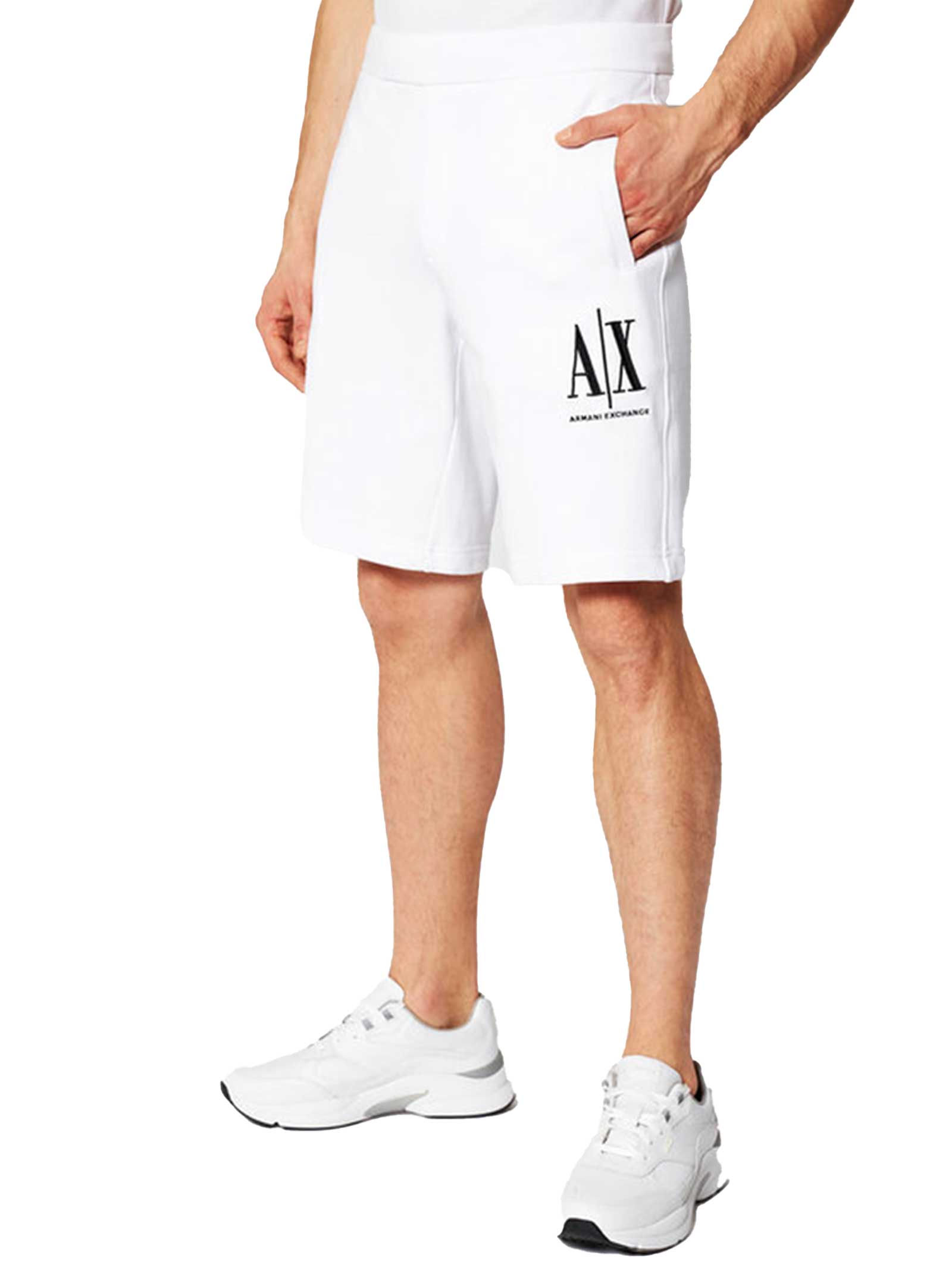 BERMUDA UOMO ARMANI EXCHANGE REGULA FIT 3 TASCHE COLORE BIANCO - ARMANI  EXCHANGE - PJ By Iannuzzi