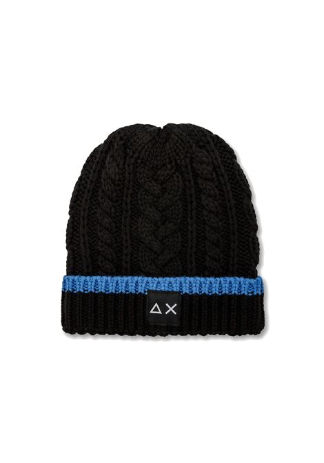 Sun68 Cappello In Misto Lana C45301N Con Logo