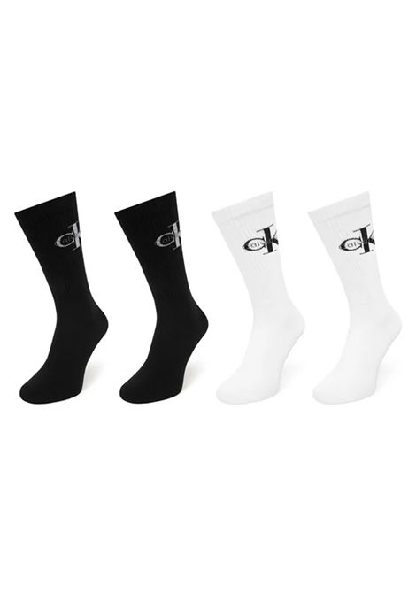  CALVIN KLEIN | CALZE | 701235982WHITE/BLACK