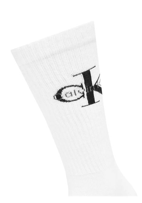  CALVIN KLEIN | CALZE | 701235982WHITE/BLACK